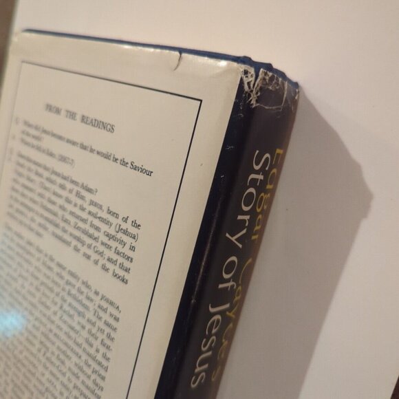 Edgar Cayce's Story of Jesus First American Edition 1969 HC DJ Vtg Jeffrey Hurst - Picture 8 of 10